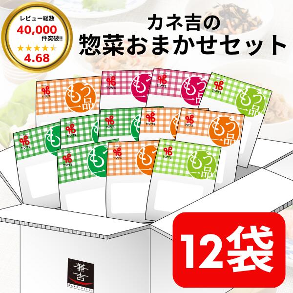 カネ吉の惣菜おまかせセット(12袋) おかず 時短