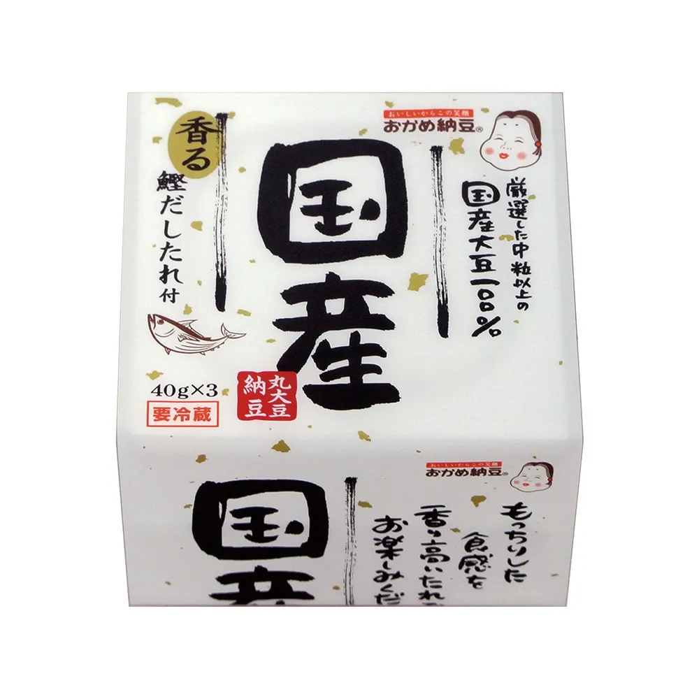 [冷蔵] タカノフーズ おかめ納豆 国産丸大豆納豆 たれ・からし付 40g×3P×20個