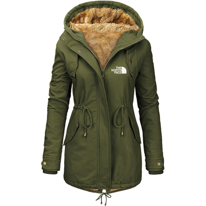 The Nokhjgrth Face-Women's Winter Windproof Padded Parka Coat