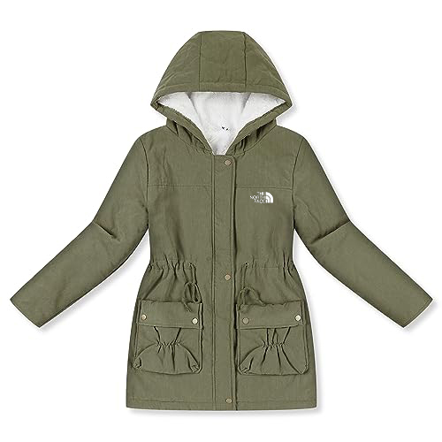 Women's Winter Mid Length Thick Warm Faux Lamb Wool Lined Jacket Coat