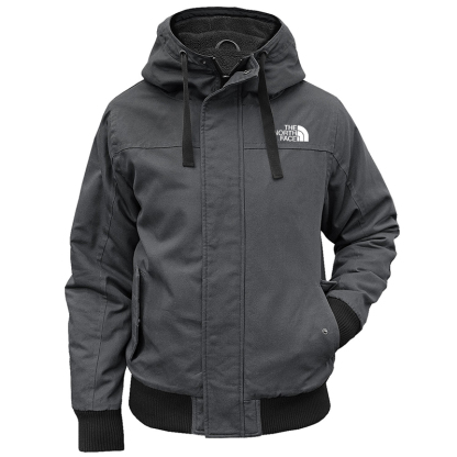 Men's Winter Jacket with Lining Hooded Parka