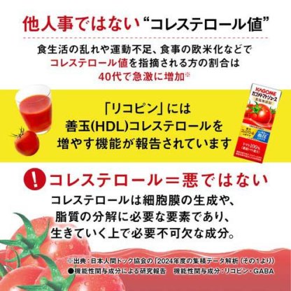 カゴメ トマトジュース 食塩無添加( 200ml×48本セット)【h3y】【q4g】【トマトジュース 紙】[リコピン トマト100％ 紙パック 食塩不使用]