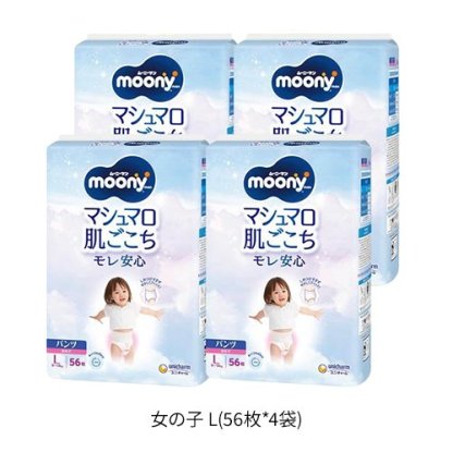 【1種類を選べる】ムーニーマン パンツ 男女 L・BIGサイズ 大容量(4袋セット)【ムーニーマン】