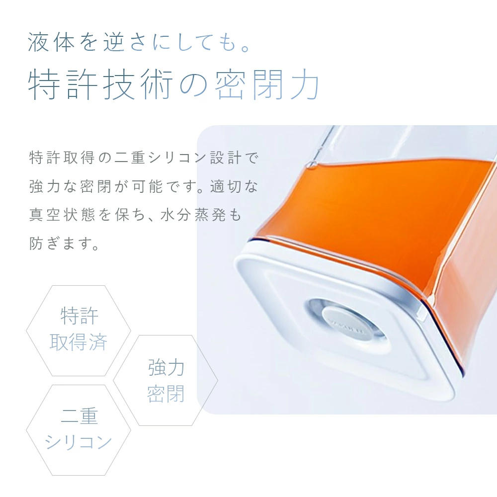 ＼3月1日 再販開始／【公式】VAKUEN プレミアム真空保存容器 強力密閉 BPAフリー 電子レンジ 食洗機 冷凍 耐熱 熱湯 コンテナ タッパー キャニスター 真空容器 電動 フードストッカー 野菜 米 調味料 ペットフード 液体 ギフト バクエン おしゃれ 保存容器 韓国製