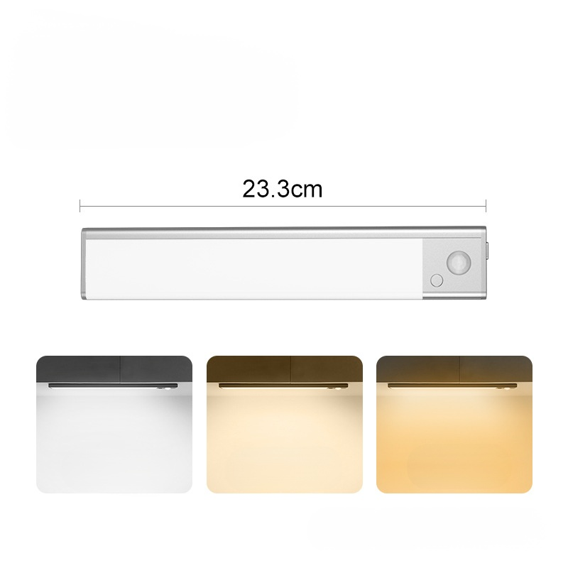 Wireless charging magnetic sensor light