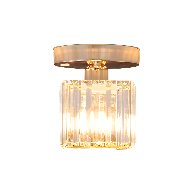 Crystal chandelier entryway set