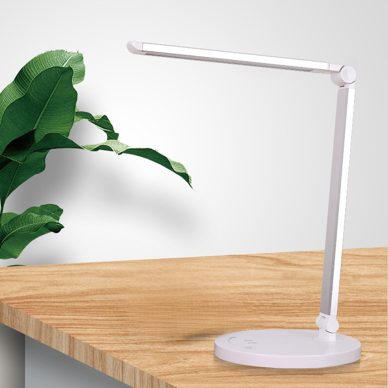 Touch-sensitive folding eye-protection lamp