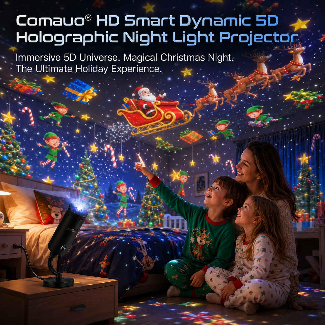🎄Topacme® 5D Night Light Projector🎅