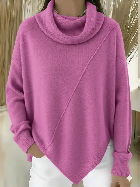 2025 Women's Autumn and Winter Cozy Cowl Neck Sweater