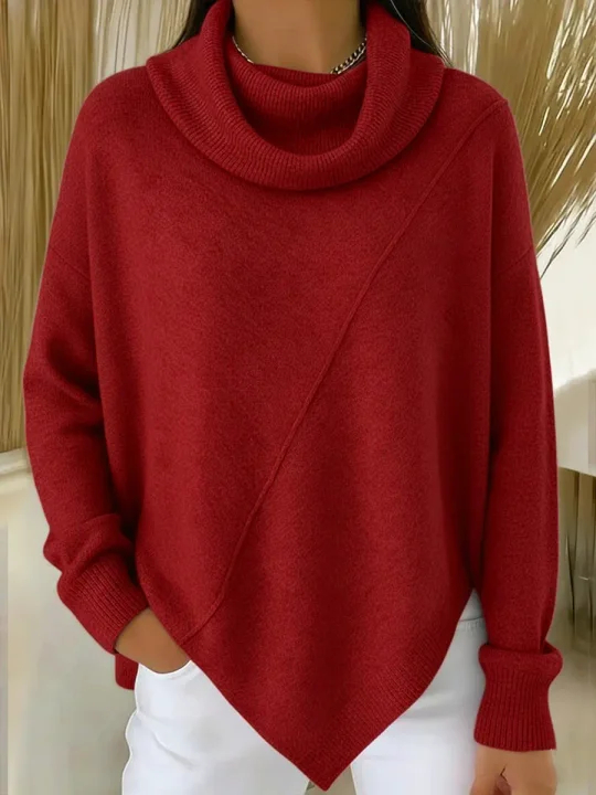 2025 Women's Autumn and Winter Cozy Cowl Neck Sweater