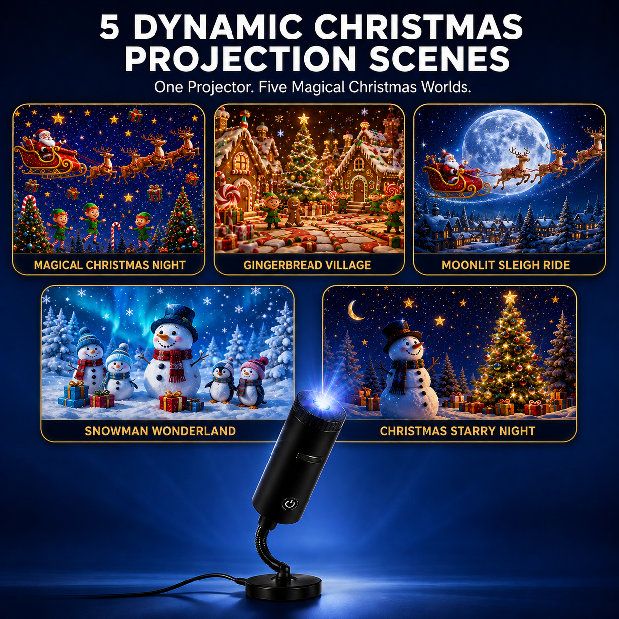 🎄Topacme® 5D Night Light Projector🎅
