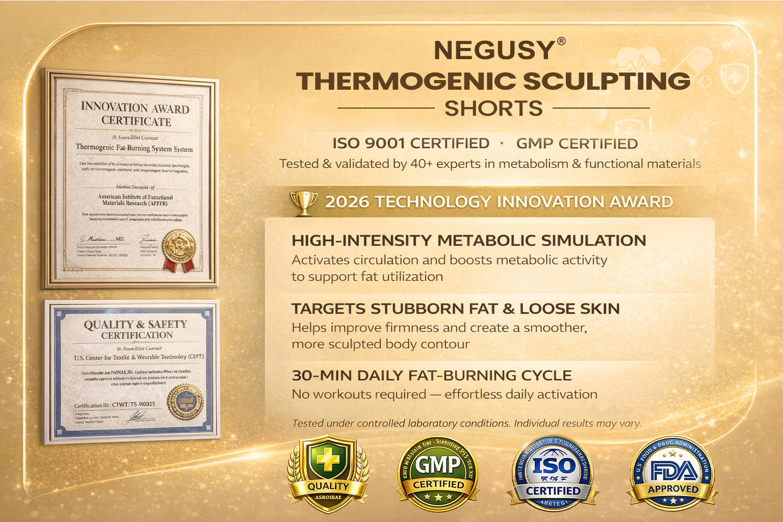 50% OFF🔥 LAST DAY SALE! Moringa & Berberine 4-In-1 Micro-Particle Sculpting & Fat-BurnShorts