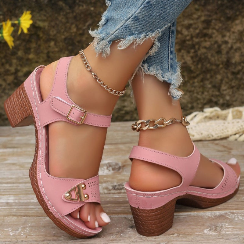 🔥👡 Women's Orthopedic Block-Heel Sandals