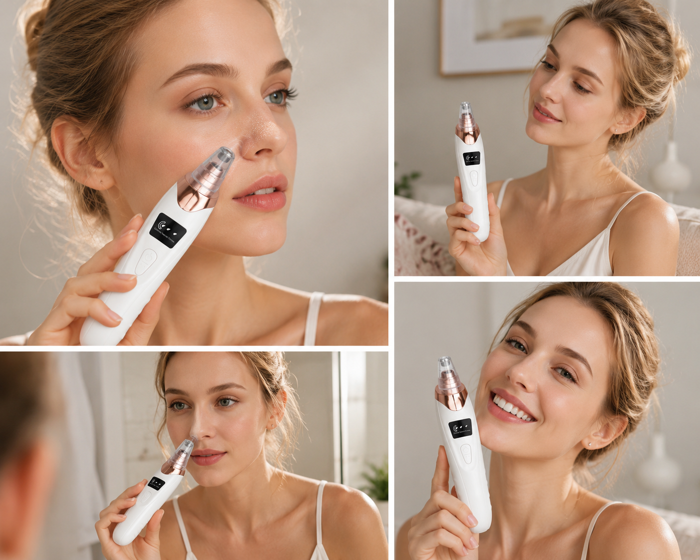 Echoburi pore cleaner with interchangeable suction tips