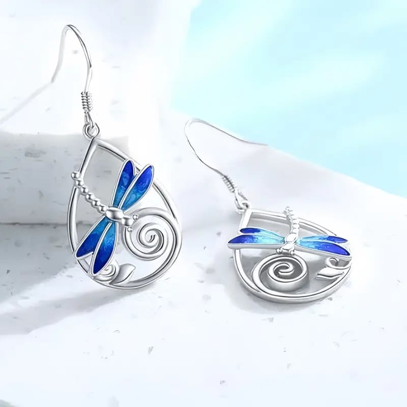✨Beautiful Dragonfly Drop Earrings