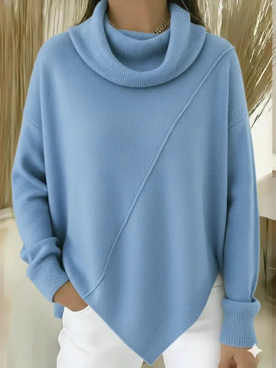 2025 Women's Autumn and Winter Cozy Cowl Neck Sweater