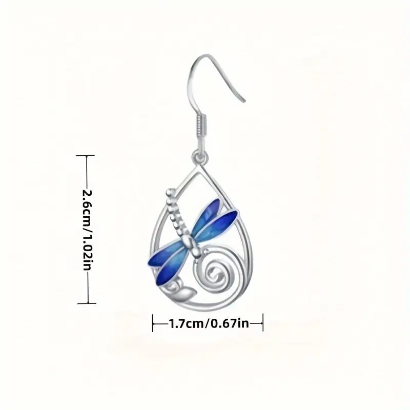 ✨Beautiful Dragonfly Drop Earrings