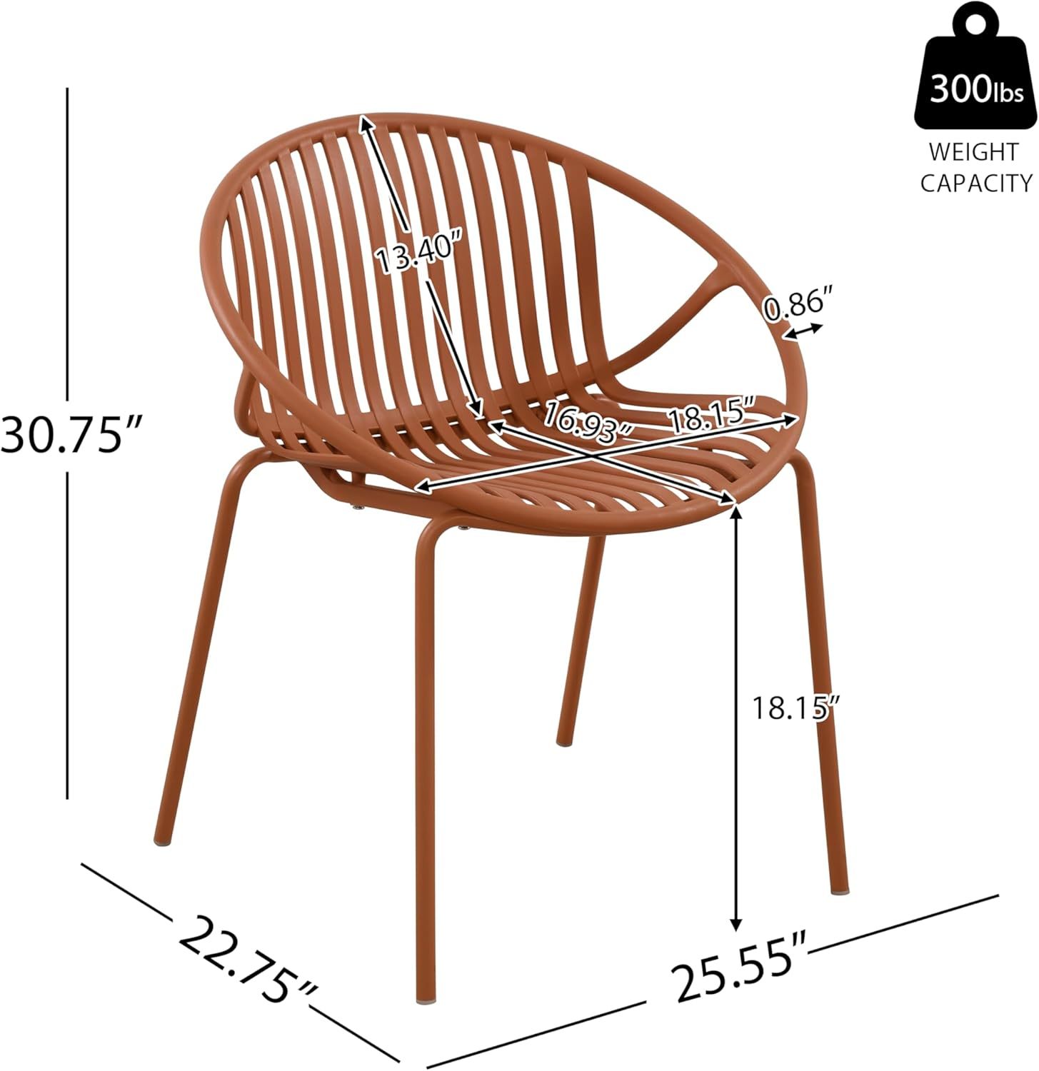 Patio Outdoor Dining Chairs set of 2