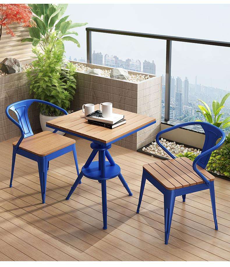 Outdoor Small Table and Chair Set of 3