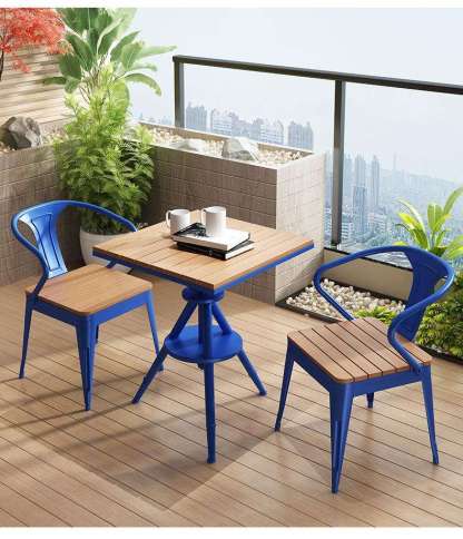 Outdoor Small Table and Chair Set of 3