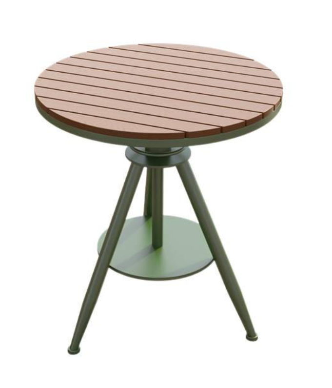 Outdoor leisure dining table and chairs, one table and two chairs combination