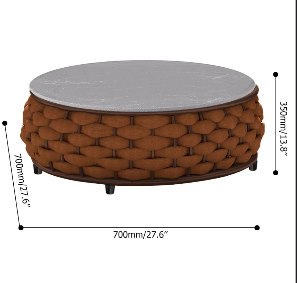 4-Person Outdoor Sofa Set with Arm Chairs