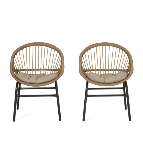 Patio Rattan Chair Set of 2