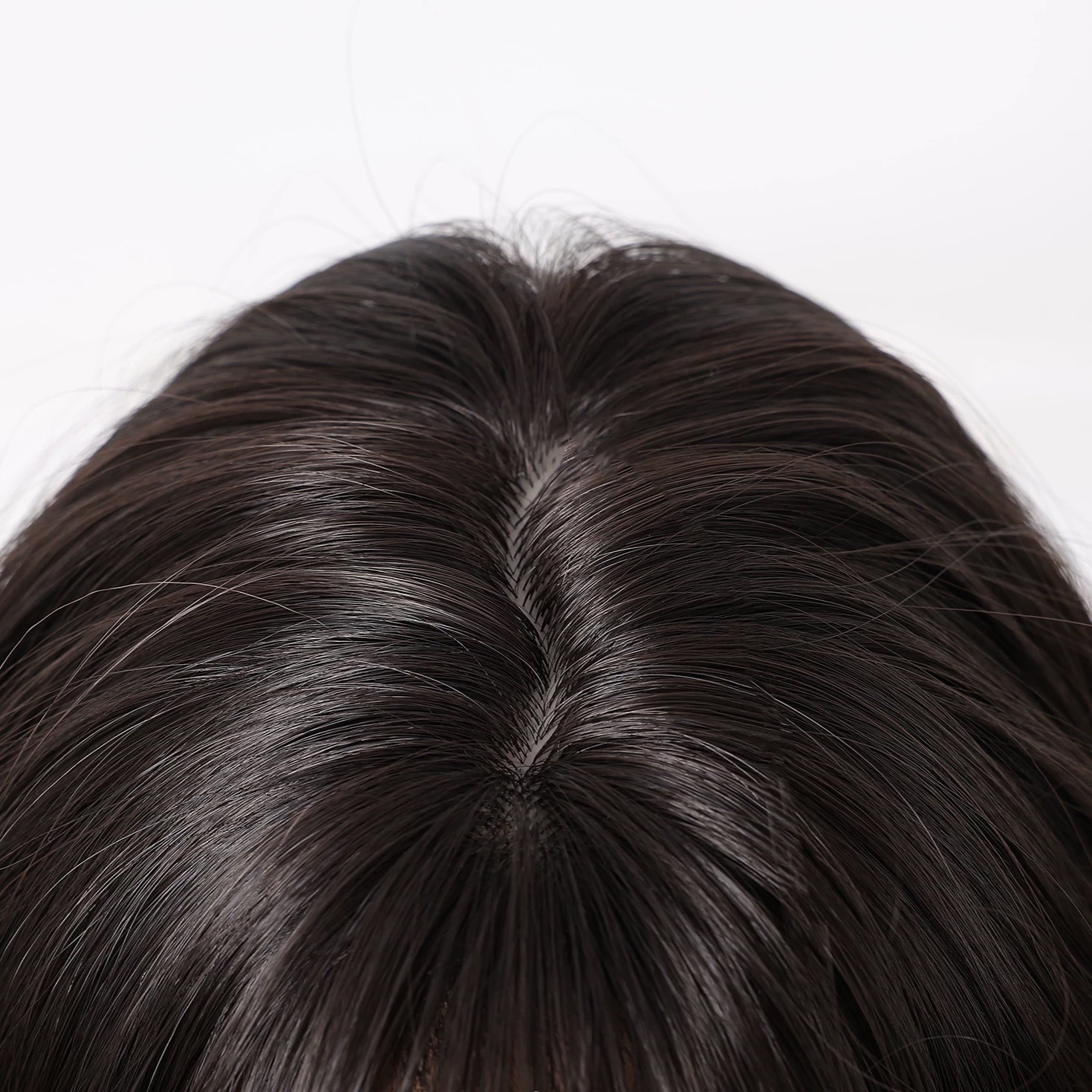 Women's summer dark brown bob wig