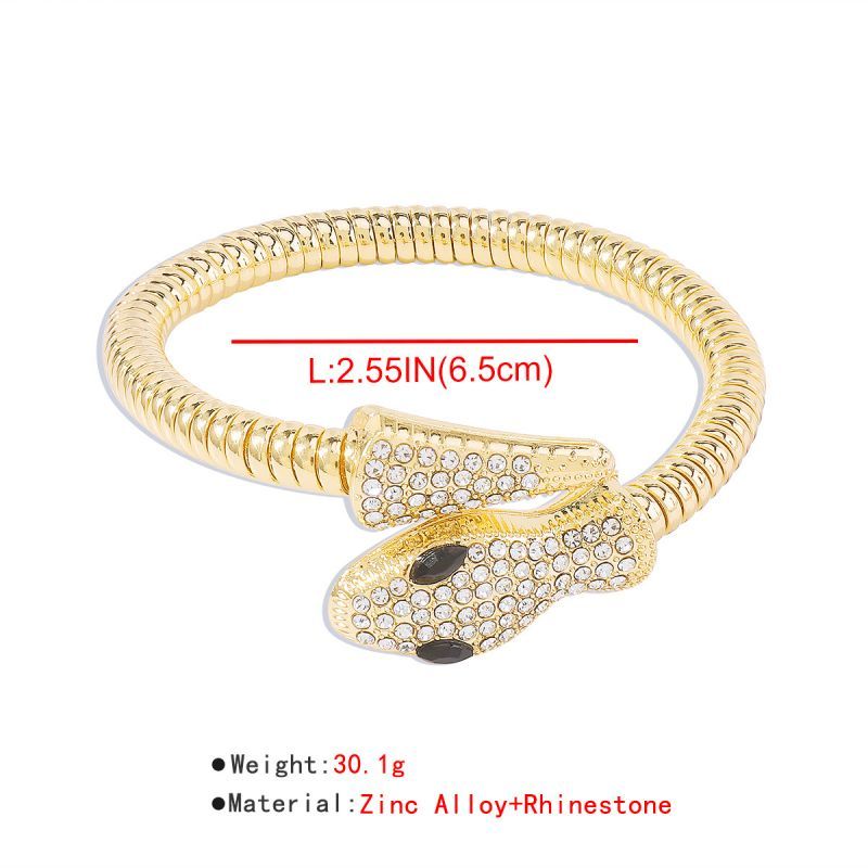 Eltúlzott kígyó alakú nyaklánc, gyémánt kirakású nyaklánc, alkalmas bulikra, esküvőkre, szabadtéri tevékenységekre dekorációként