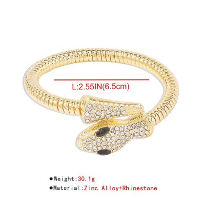 Eltúlzott kígyó alakú nyaklánc, gyémánt kirakású nyaklánc, alkalmas bulikra, esküvőkre, szabadtéri tevékenységekre dekorációként