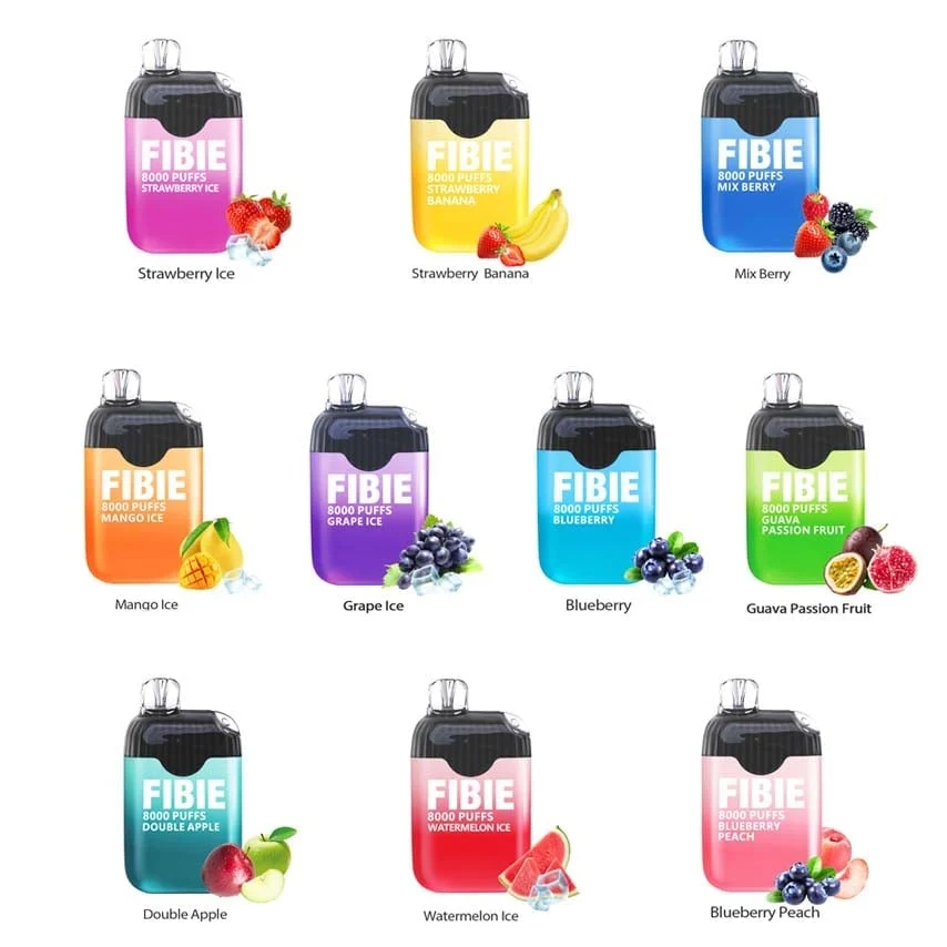 Bețe de țigară electronică de unică folosință FIBIE 8000 (seria 15 arome)