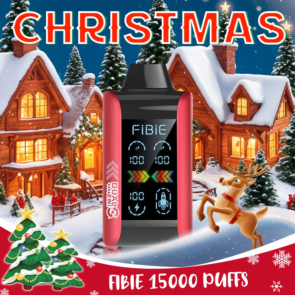 FIBIE 15000 Dwusmakowe Jednorazowe E-papierosy 💘 Dostępne od ręki w Polsce!