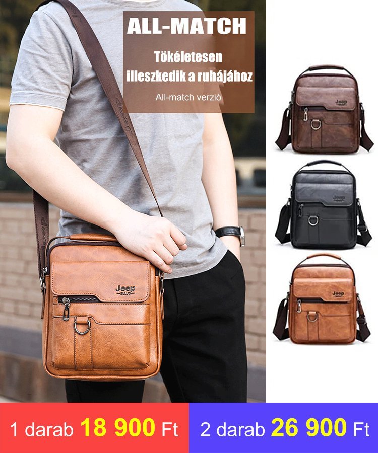 Egyszerű és hétköznapi férfi táska