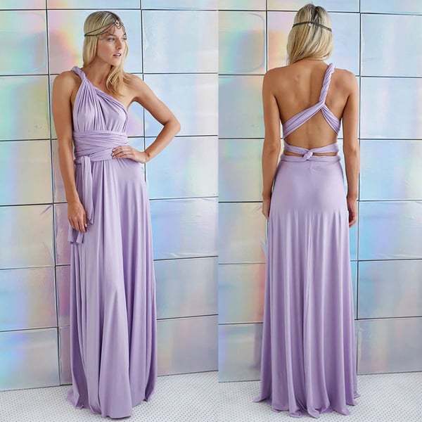 Sokoldalú és szexi pántos pántos ruha - koszorúslány ruha