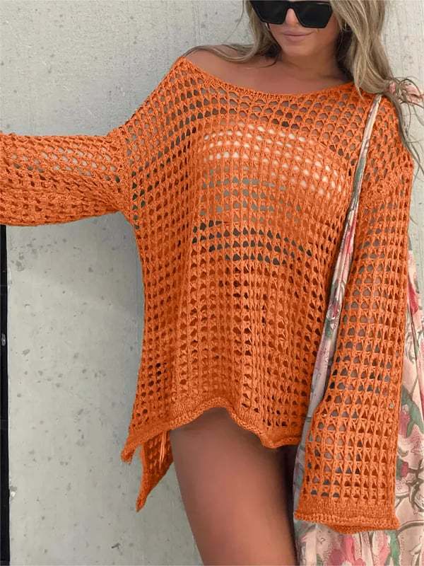 Women's Crochet Hollow Out Cover Up