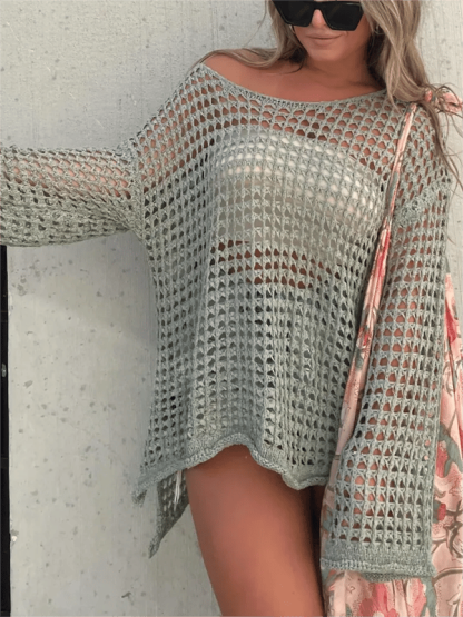 Women's Crochet Hollow Out Cover Up