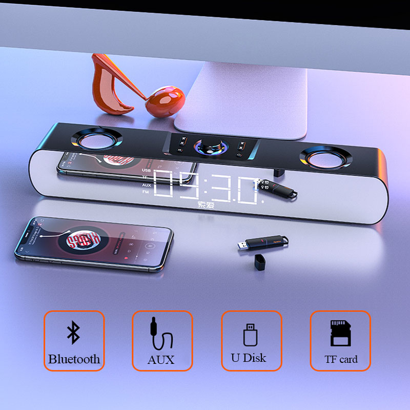 2023 NUEVO Bluetooth hangszóró SH16 importált High-end márkák 6D Surround Stereo Subwoofer Bar hangszóró