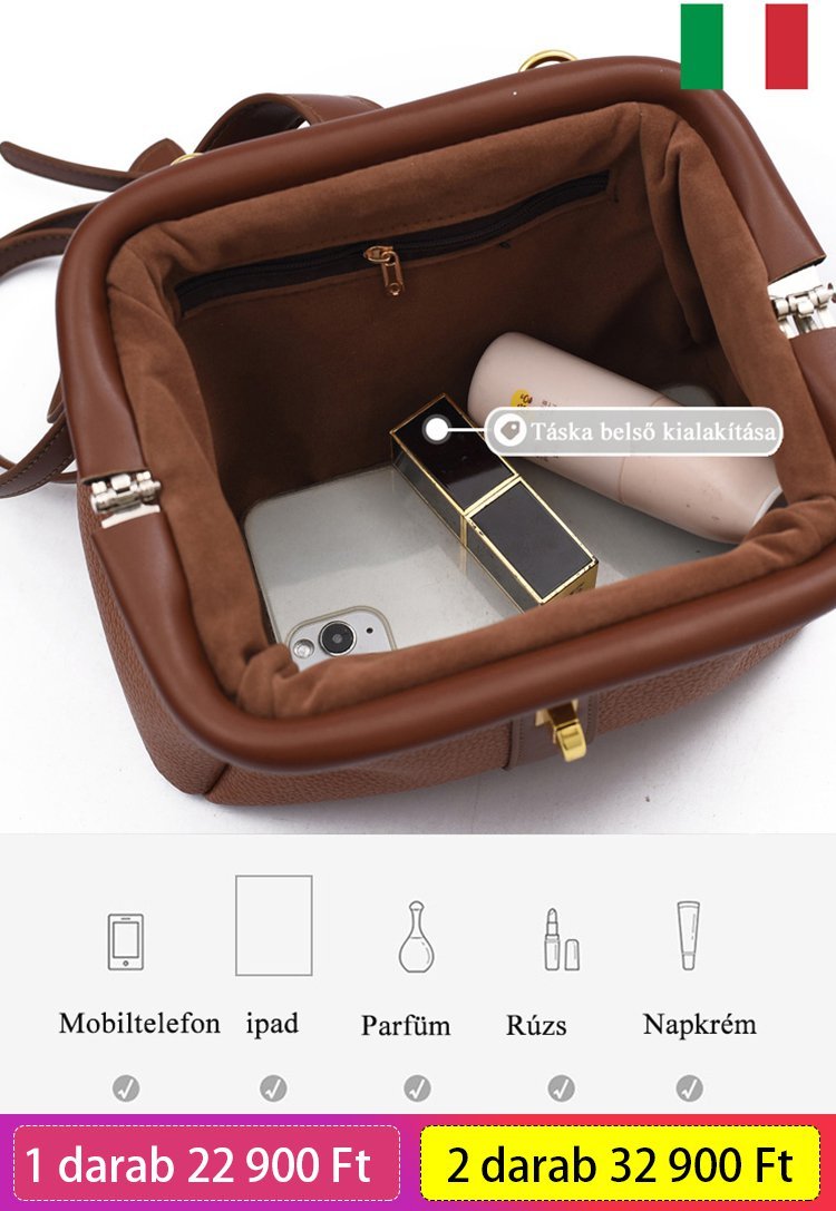 Milánó divat előnyös kézitáska nőknek