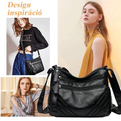 Puha bőr kereszttáska