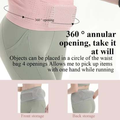 Többfunkciós kötött, lélegző, rejtett deréktáska