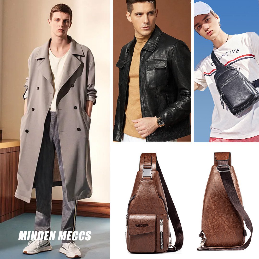 Alkalmi férfi egyetlen váll Messenger táska