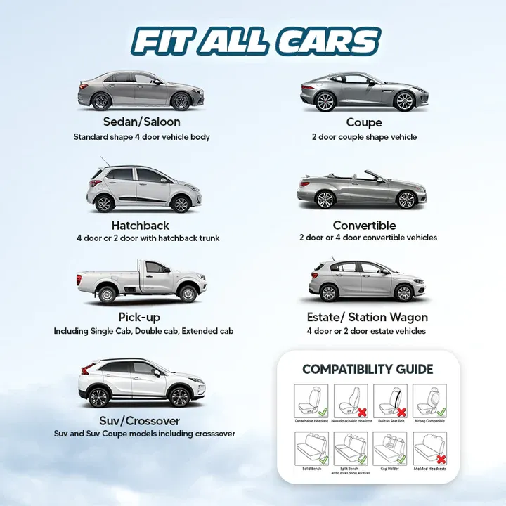 Husa scaun auto din piele Seta