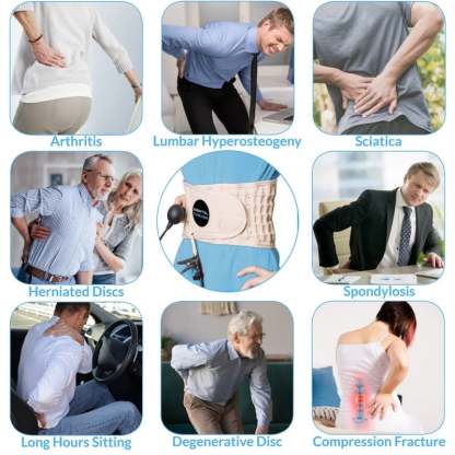 👍Bederní dekompresní pás-bederní podpora zmírňuje bolesti zad