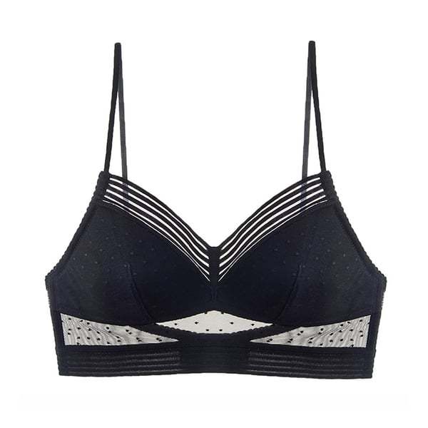 Alacsony hátú vezeték nélküli emelő csipke melltartó