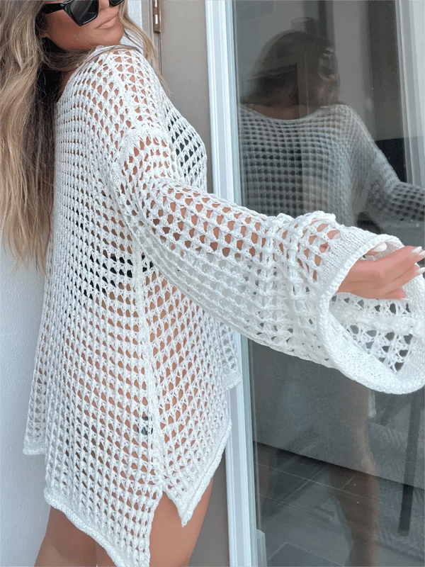 Women's Crochet Hollow Out Cover Up