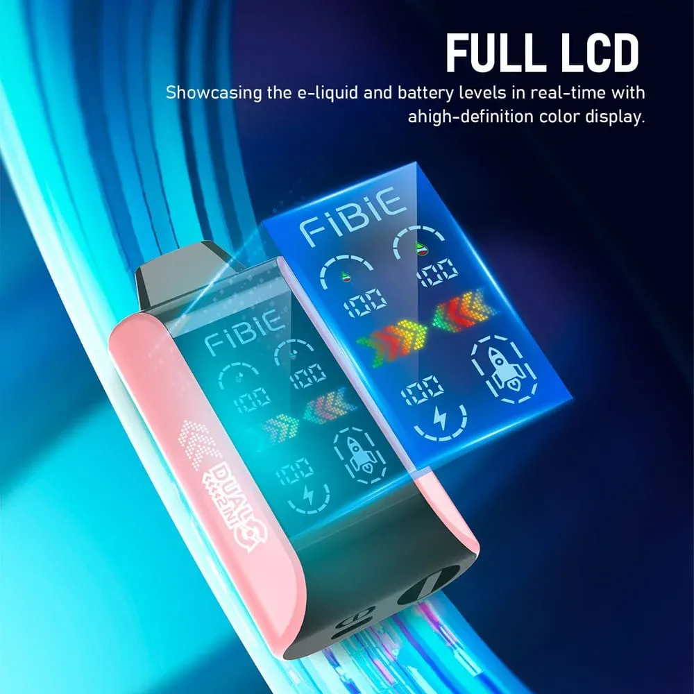 FIBIE 15000 Dwusmakowe Jednorazowe E-papierosy 💘 Dostępne od ręki w Polsce!