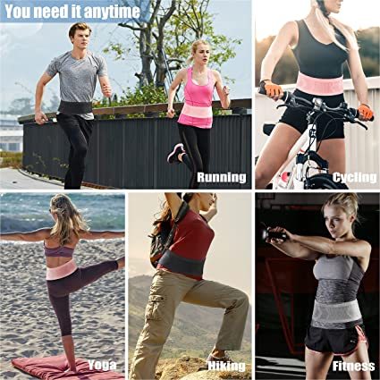 Többfunkciós kötött, lélegző, rejtett deréktáska