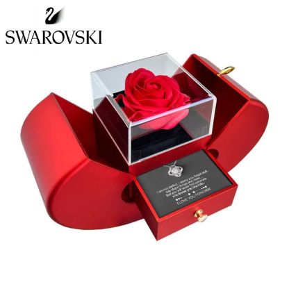 🔥Swarovski négylevelű lóhere nyaklánc - a legjobb ajándék szeretteinek