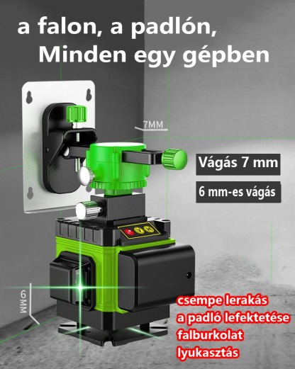 🛠【Milwaukee】360°-os teljes lefedettségű lézerszint