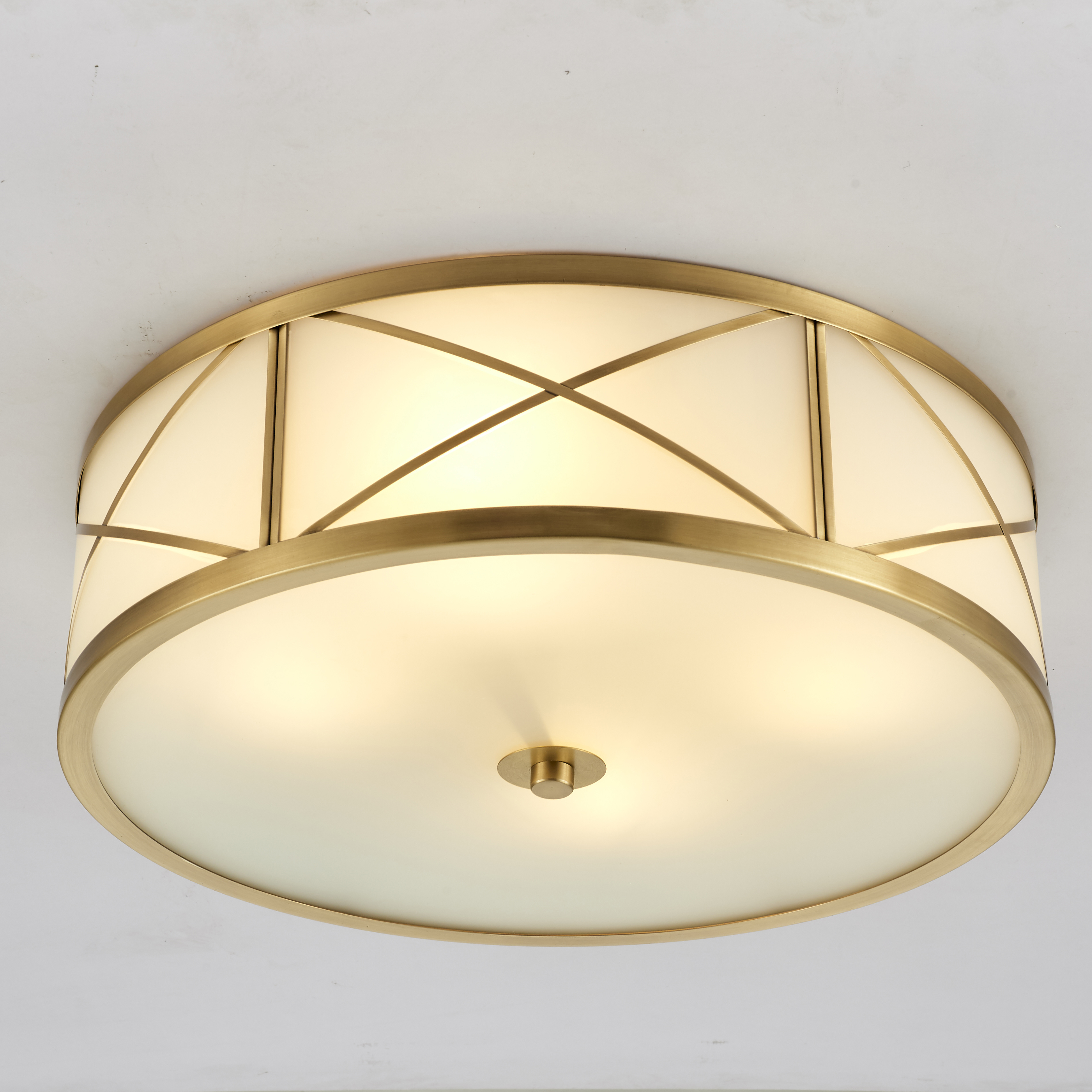 Brass ceiling lamp
